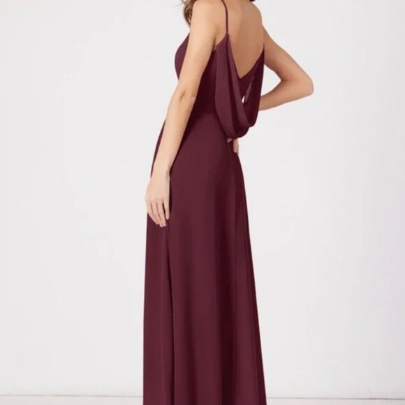 Azazie Candice Bridesmaid Dress in Dark Navy - Picture 5 of 6